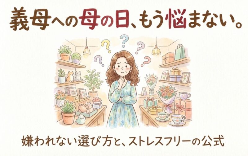 義母への母の日のプレゼントで困ったときの選び方｜予算の目安とNGギフトも解説