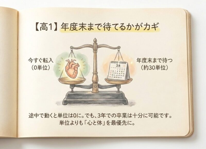 高1は年度末まで待てるかがカギ